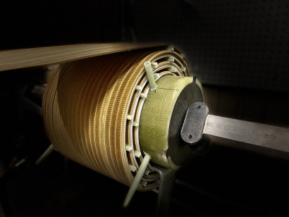 Дроссель воздушный трёхфазный (L=0,04/0,02 мГн; I=2289 А)