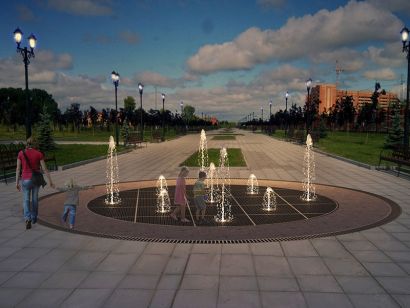 Пешеходный фонтан FC 4000 (с погружными насосами)