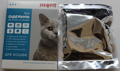 Био ошейник от блох, клещей «NeoFit» от производителя