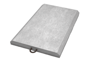 Блок плиты П1 490х490х100 Серия 3.501. 1-56 ЖБИ