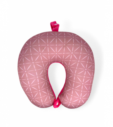 Подушка для перелетов Double, тянущаяся ткань+велюр, Mi190