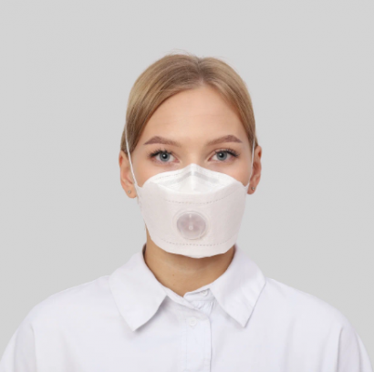 МИРА МК2 – Полумаска, фильтрующая (респиратор) одноразовая, складная, трехпанельная