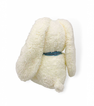 Мягкая игрушка заяц с бантом, 26 см, Mi076