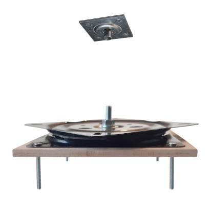 Механизм для сборки поворотного стола с неподвижным центром