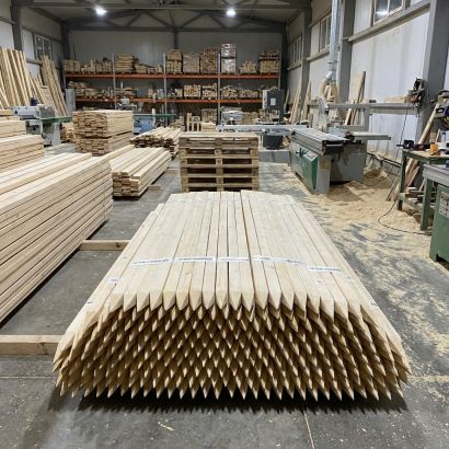 Колышки из дерева для геодезии и подвязки растений