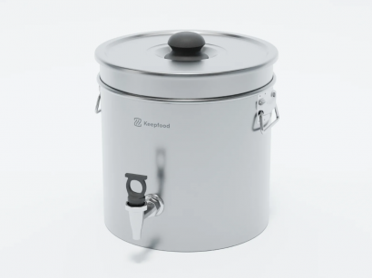 Бак для воды БП-15 с краном нержавеющая сталь Keepfood