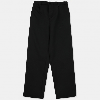Черные школьные брюки для мальчика из полушерсти