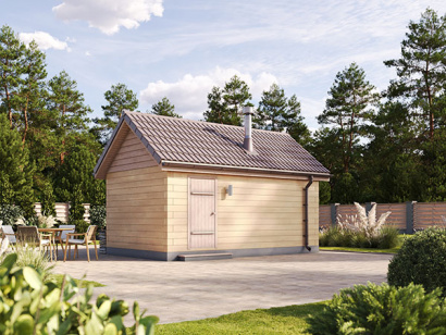 Баня 3х5 «Дачная»