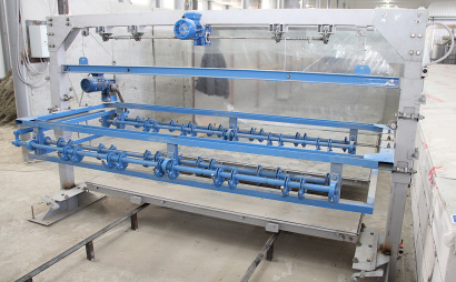 Линия конвейерного типа для производства газобетона производительностью 60 м3/сутки