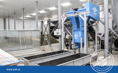 Линия конвейерного типа для производства газобетона производительностью 40 м3/сутки