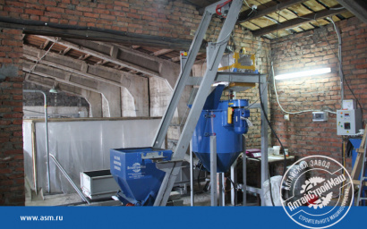 Линия конвейерного типа для производства газобетона производительностью 40 м3/сутки