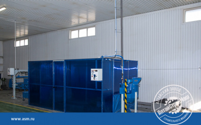 Мини-линия конвейерного типа для производства газобетона производительностью 26 м3/сутки