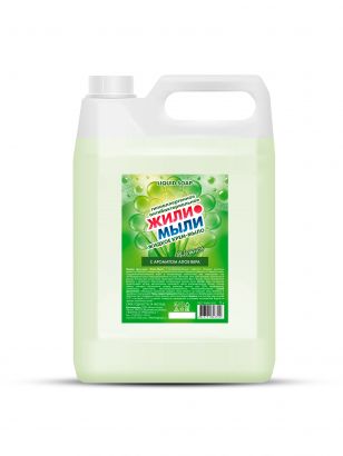 Крем-мыло «Жили-Мыли‎» Антибактериальное с аром. «Алое Вера» 5 л, Канистра