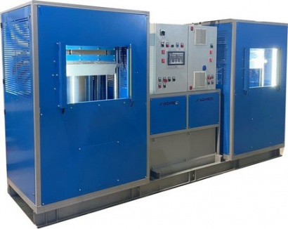 Пресс гидравлический вулканизационный 600х600-1Э 200т двухстанционный