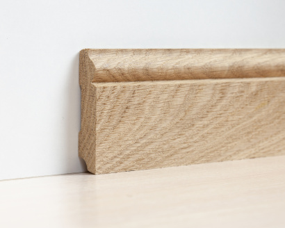 Плинтус Волна Дуб 60мм напольный