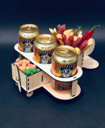 Самолет для пива подарок на 23 февраля