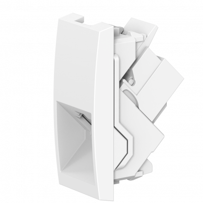 Розетка CADUCEUS ALING MODE телефонная, с модулем Keystone RJ12 6P6C cat.3, модульная, для скрытой проводки, механизм (Артикул: 6631)