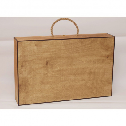 Деревянный ящик кейс для бутылок