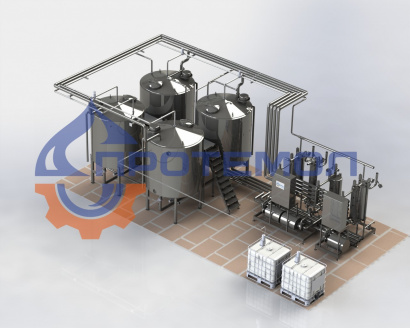 СИП-станция (мойка CIP)