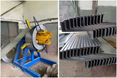 Z-профиль оцинкованный для кровельных прогонов