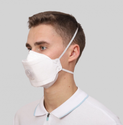 МИРА МК2 – Полумаска фильтрующая (респиратор) одноразовая, складная, трехпанельная