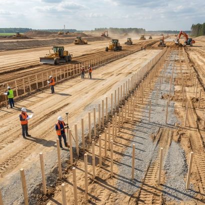 Колышки из дерева для геодезии и подвязки растений