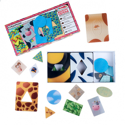 РАЗВИВАЮЩАЯ ИГРА ДОСОЧКИ СЕГЕНА, серия: ЛАПЫ, УШИ И ХВОСТЫ