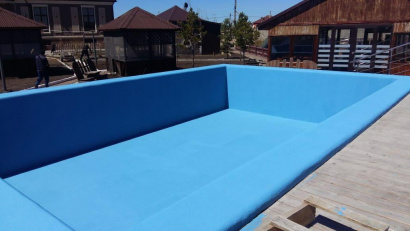 Краска для бассейнов хлоркаучуковая STAPOL 1K-CR-Monocoat CE01