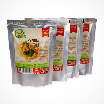 Реторт-пакет для готовых блюд