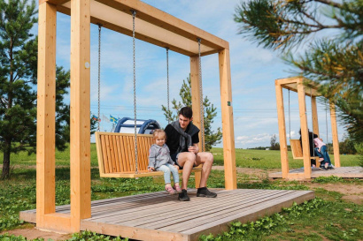 Качели городские WOOD (Вууд)