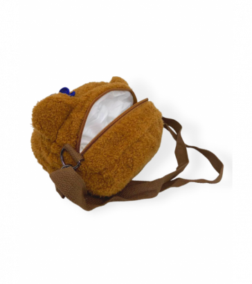 Сумка медведь с цветком, 20см, Mi180