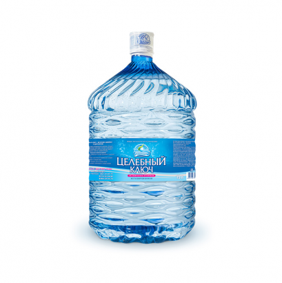 Вода 19 л Целебный ключ в одноразовой бутыли