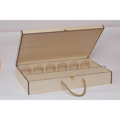 Деревянный ящик кейс для бутылок