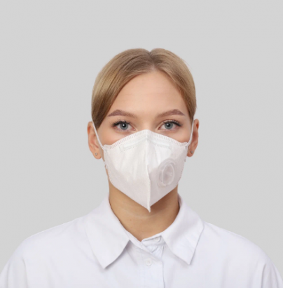 МИРА МК3 – Респиратор (Складная фильтрующая полумаска, с клапаном выдоха, в индивидуальной упаковке)