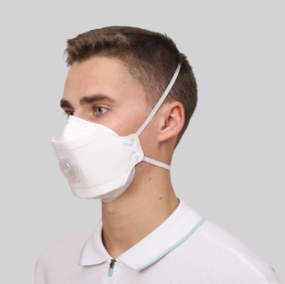 МИРА МК3 – Полумаска фильтрующая (респиратор) одноразовая, складная, трехпанельная