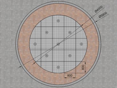 Пешеходный фонтан FC 4000 (с погружными насосами)