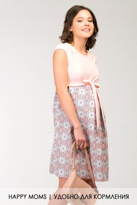 Яркое платье для будущих и кормящих мам