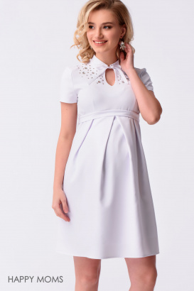 Платье для беременных со стразами