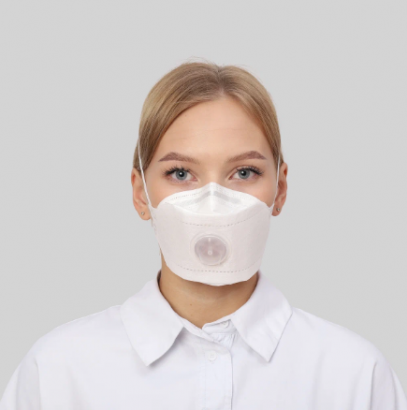 МИРА МК3 – Полумаска фильтрующая (респиратор) одноразовая, складная, трехпанельная