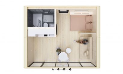 Модульный дом AIRA Стандарт 26 м²