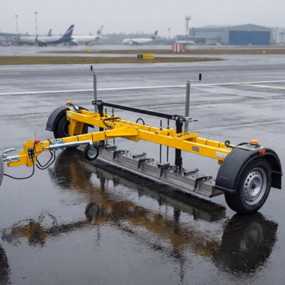 Магнитный подборщик - прицеп для взлетно-посадочной полосы