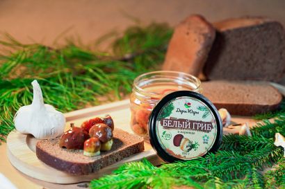Маринованные белые грибы боровики / ДАРЫ-ЮГРЫ-ХМАО / 100 гр