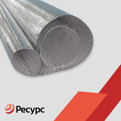 Фольга Алюфом Ф-2, армированная стеклосеткой, 1x20мм