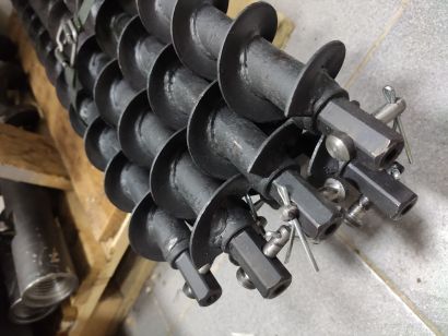 Шнеки буровые ШБ, диаметры от 62 до 180 мм