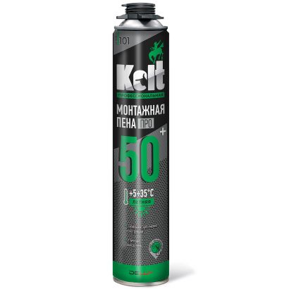 Профессиональная монтажная пена Kolt 50+ от производителя DELUX