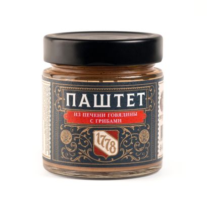 Паштет из печени говядины с грибами