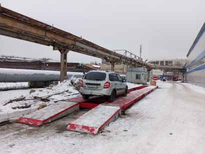 Автомобильные бесфундаментные весы