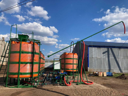 Стационарный растворный узел 10 м3