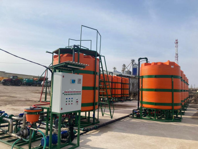 Стационарный растворный узел 10 м3