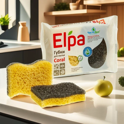 Губки для мытья посуды под торговой маркой ЧистоДел